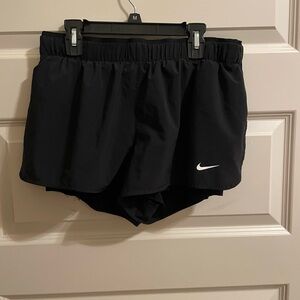 Nike Black Athletic Shorts Lightweight Performance